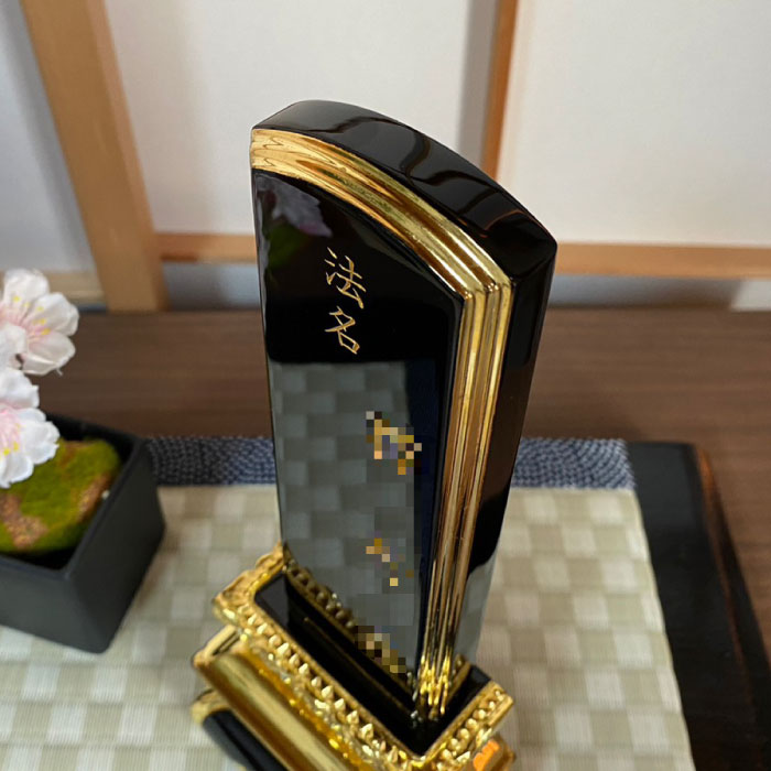 黒塗り位牌 「面金京中台」 位牌・過去帳・お仏壇・寺院仏具の通販 