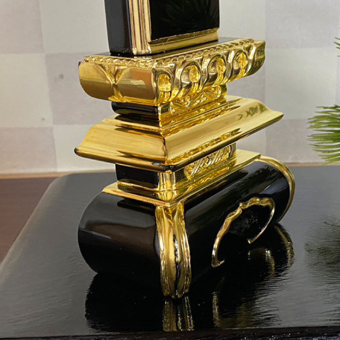 黒塗り位牌 「面金京中台」 位牌・過去帳・お仏壇・寺院仏具の通販 